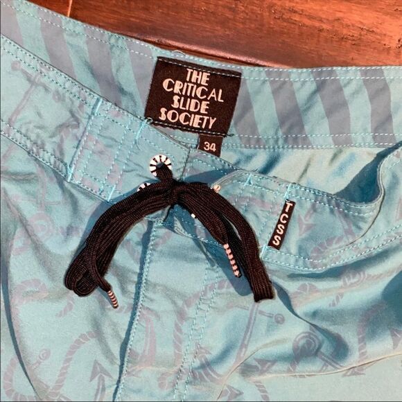 The Critical Slide Society Swim Trunks - Picture 3 of 4